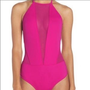 NWOT Ted Baker 2 hot pink swimsuit (us 6)